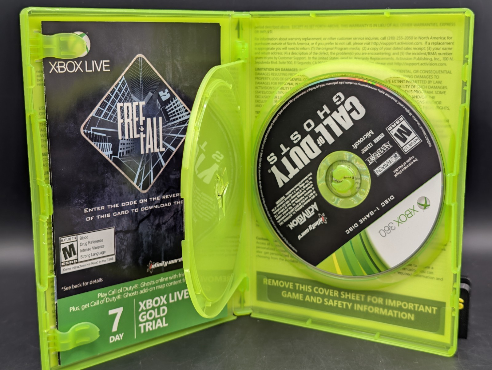 Call of Duty Ghosts ( Microsoft Xbox 360 ) CIB – Near Mint Discs – Tested