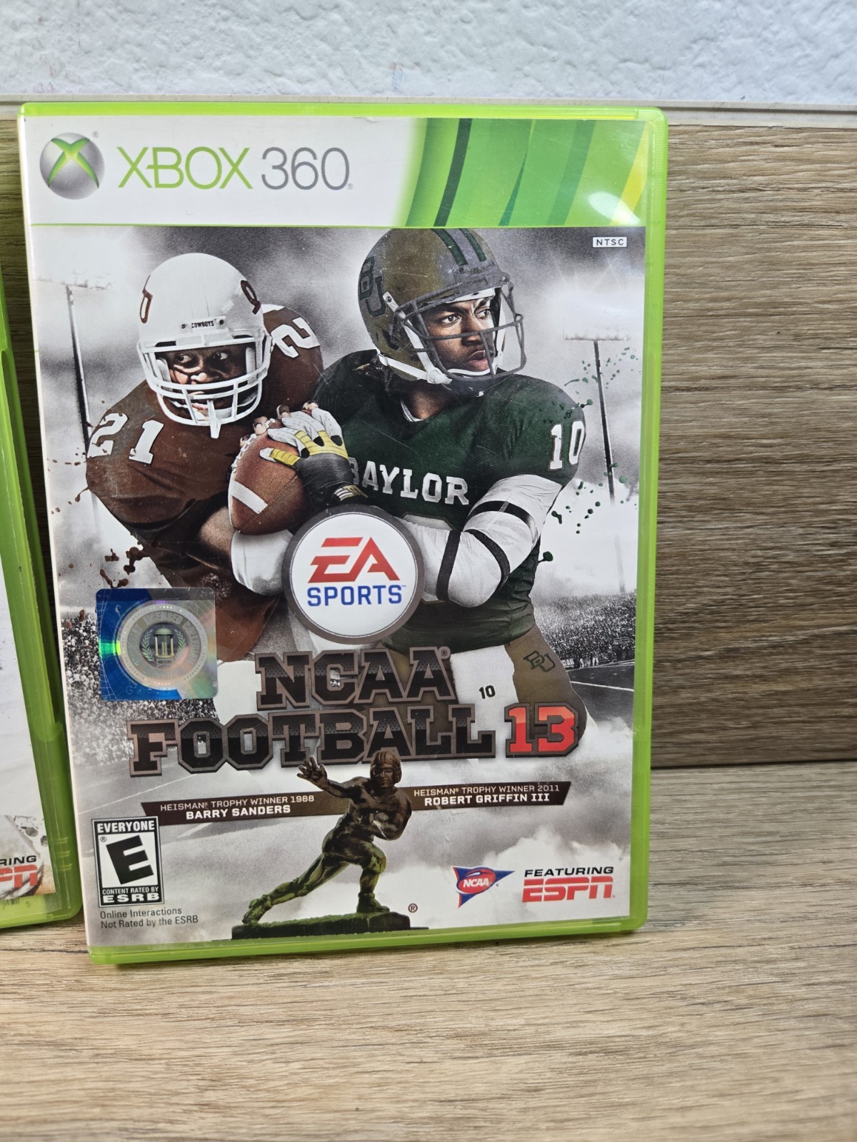 Lot Of 3 Football Xbox 360 Games. NCAA 10 & 13. Madden 15