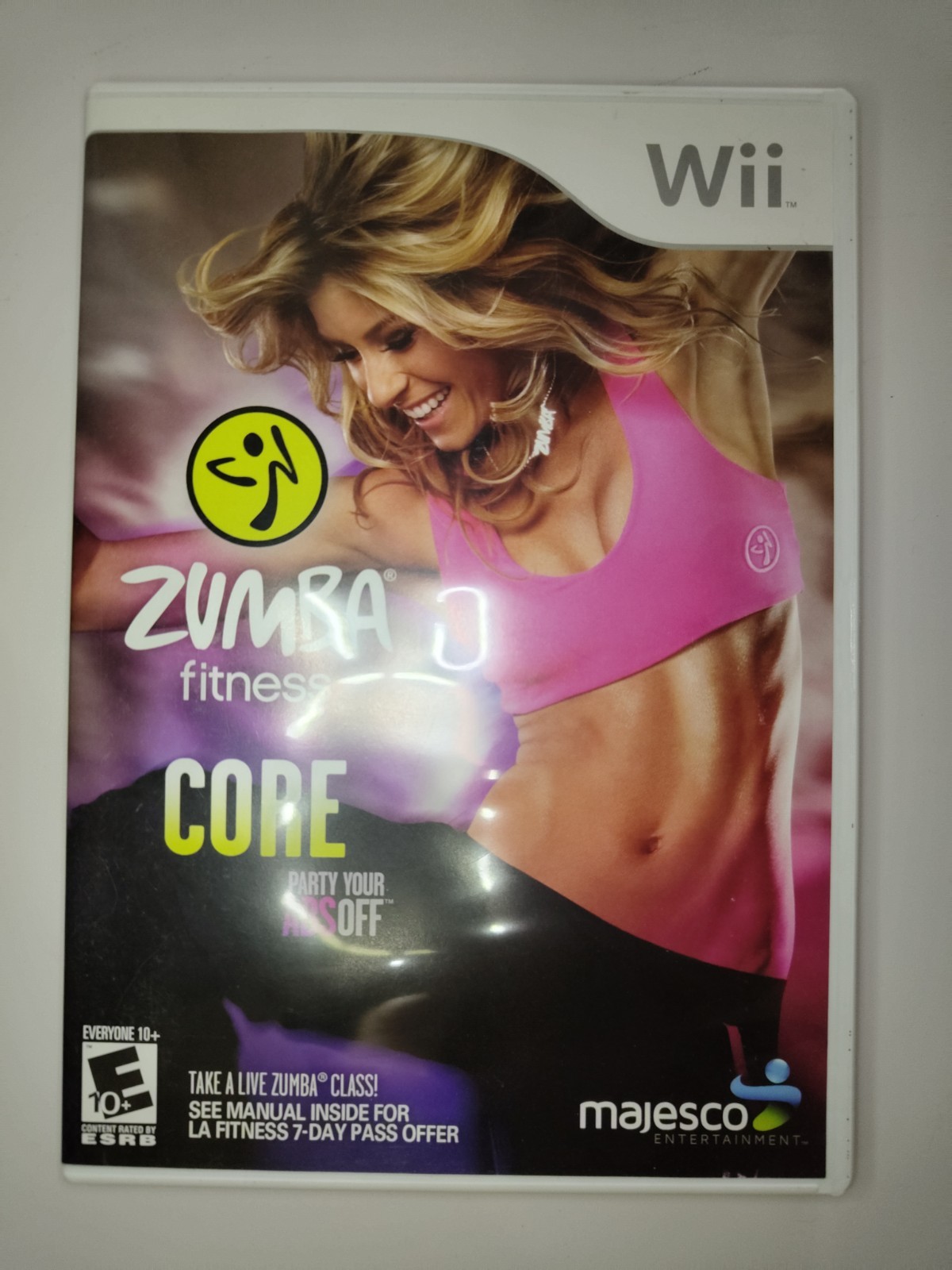 Zumba Fitness Core Nintendo Wii Video Game Complete Case Manual Majesco 2012 CIB