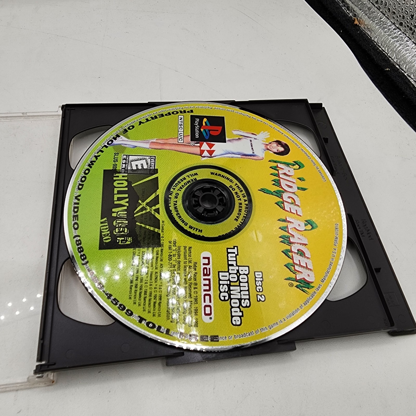 Namco R4: Ridge Racer Type 4 PlayStation 1 Racing Game w Manual 2 Discs Rental