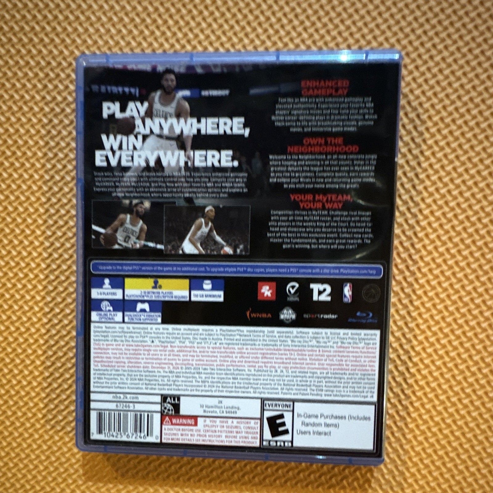2K NBA 2K25 (NBA 2K Series) PS4 Basketball Sports E NTSC-U/C 2024