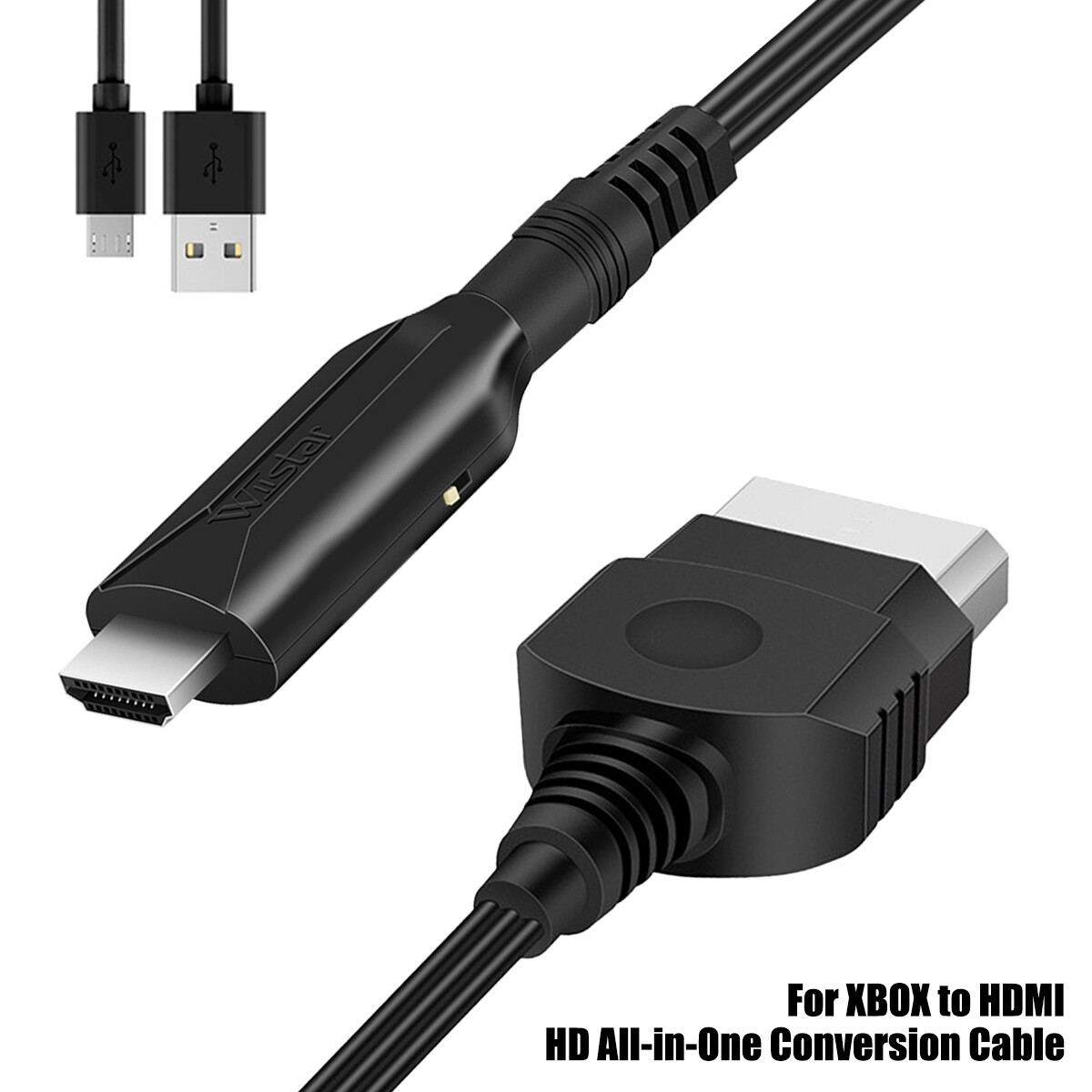 For Xbox to HDMI-Compatible Converter Adapter HD Link Cable 1080i 720p 480p USA