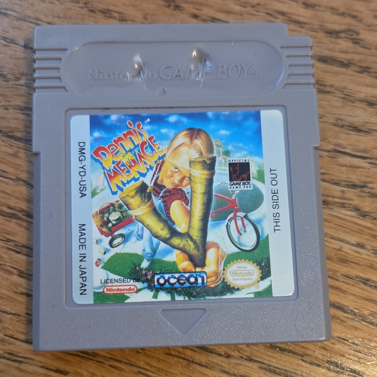 Dennis The Menace for Nintendo Gameboy. Tested And Working.