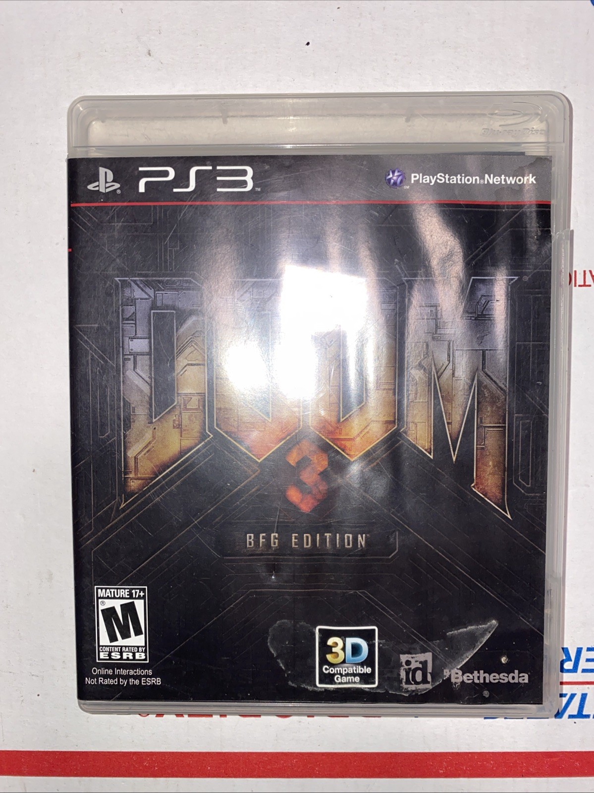 Doom 3 BFG Edition (Sony PlayStation 3, 2012) tested ships same day for free !
