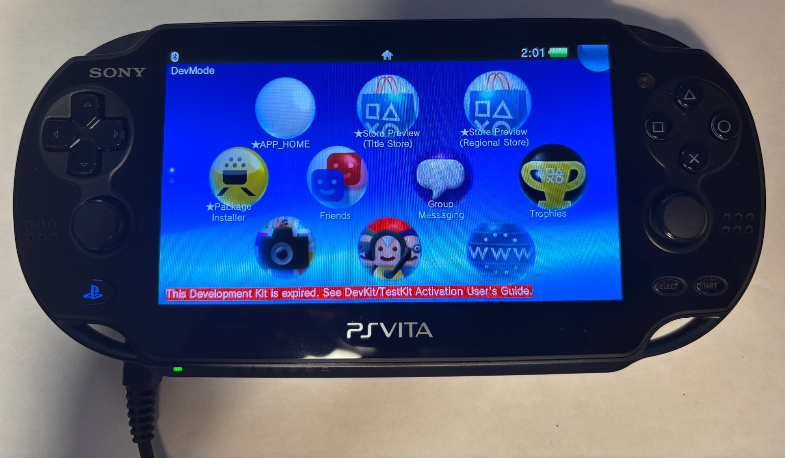 SONY PLAYSTATION PS VITA DEV (PDEL-1001) *EXPIRED* DEVELOPMENT KIT ULTRA RARE