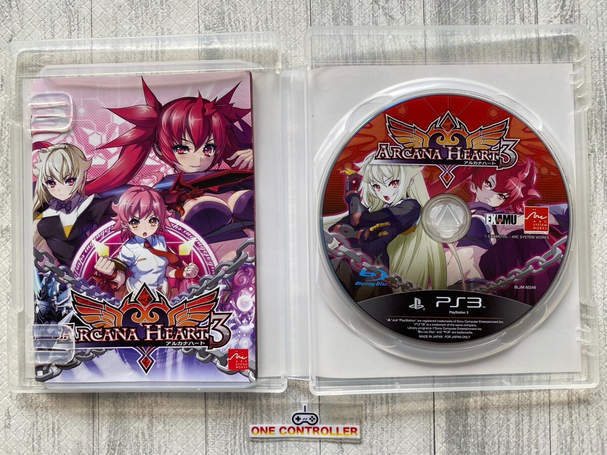 SONY PS3 Arcana Heart 3 & Koihime & Blade Arcus & Aqua Pazza & Under Night set
