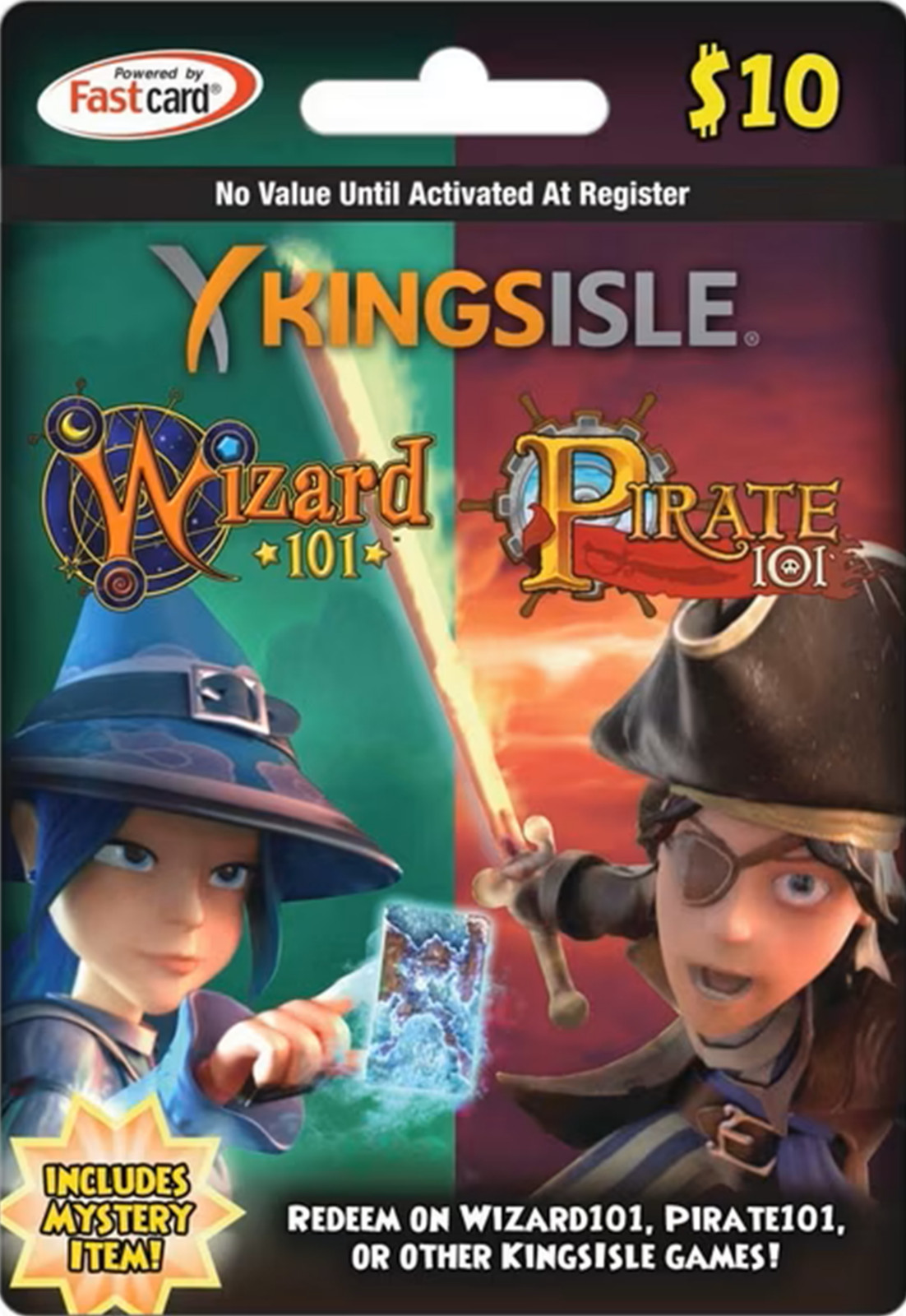 KingsIsle $10 Digital Prepaid Card Wizard101 Kroger Card / Pet Jewel Code!