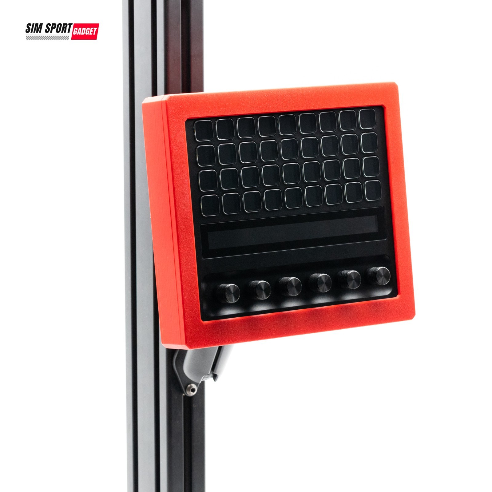 Stream Deck + XL Enclosure with Metal Swivel Mount for Sim Racing Rig