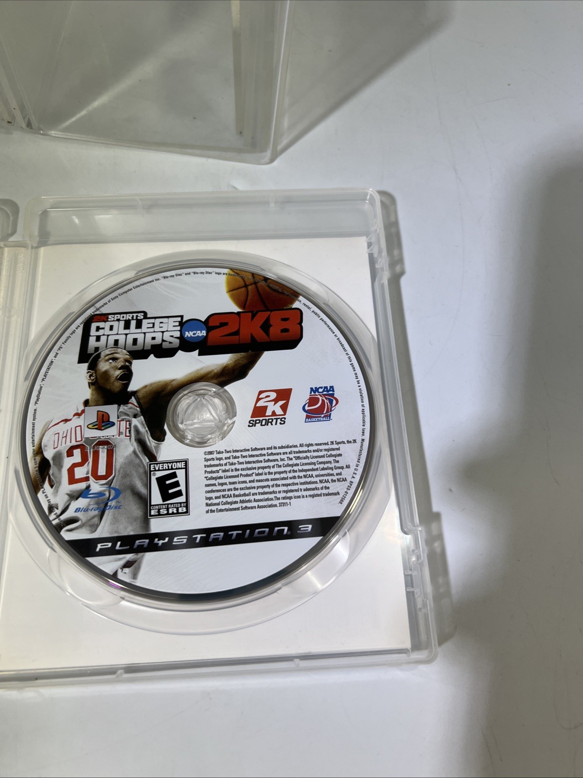 College Hoops 2K8 NCAA Basketball PS3 Sony PlayStation CIB Complete W/Manual #ML