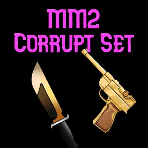 💛Roblox MM2 Corrupt + Luger set, cheap and fast delivery! 💛
