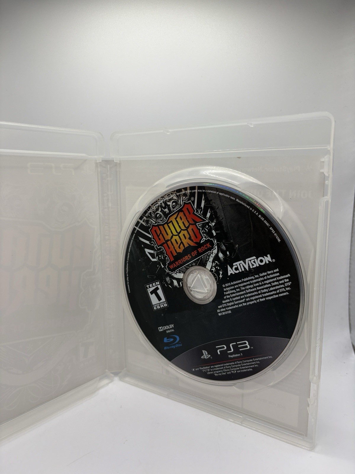 Guitar Hero Warriors of Rock PS3 Game (Sony PlayStation 3, 2010) Tested