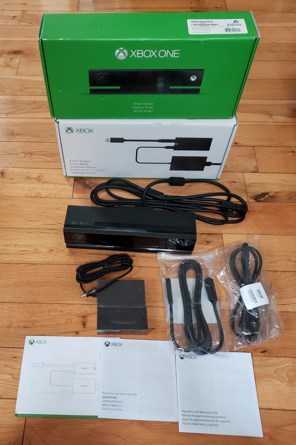 Microsoft Xbox One Kinect w/ Adapter 1637 for Xbox One S & PC Windows IOB TESTED