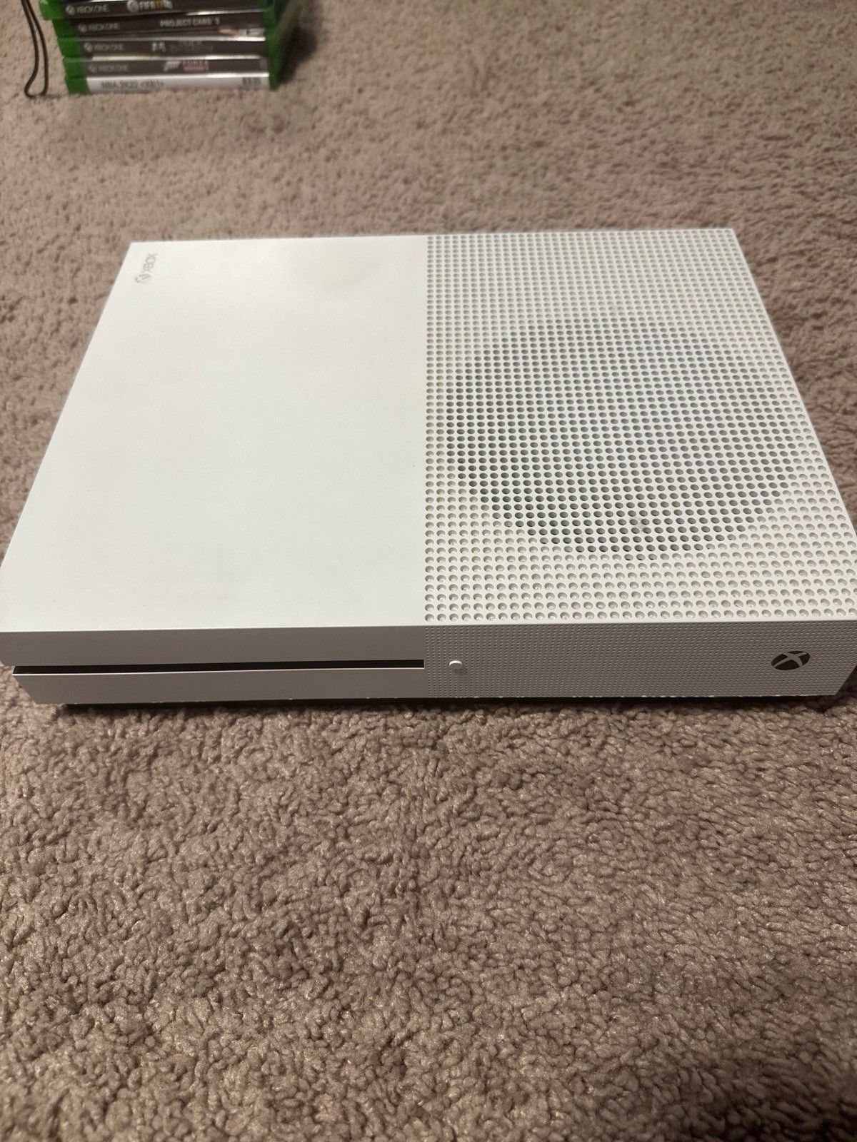 Xbox One S 1TB Minecraft Limited Edition Console CIB + 8 Games Bundle