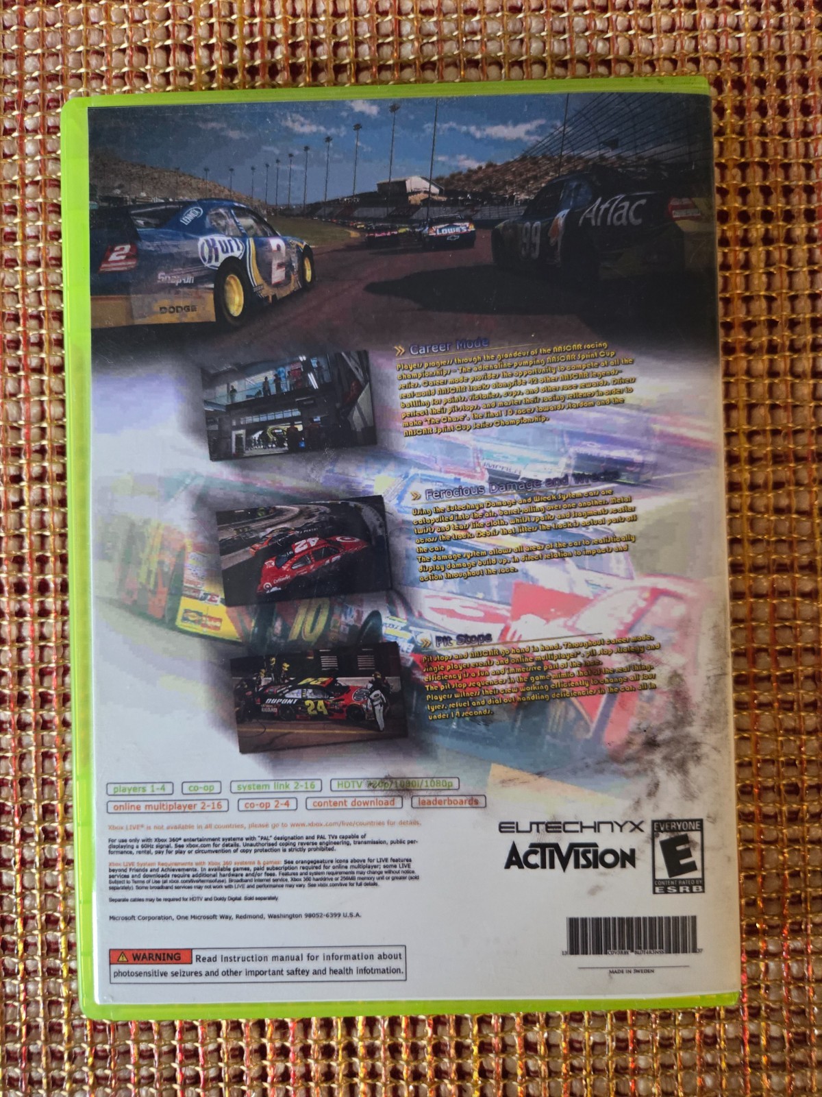 NASCAR 2011: The Game (Microsoft Xbox 360) TESTED