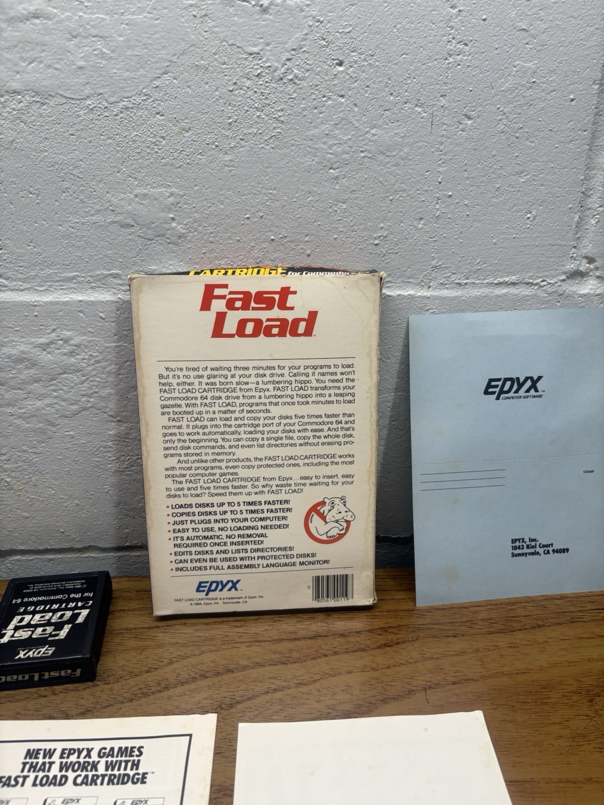 commodore 64 fast load cartridge/Box 1989’s Epyx Fast Load Cartridge Commodore