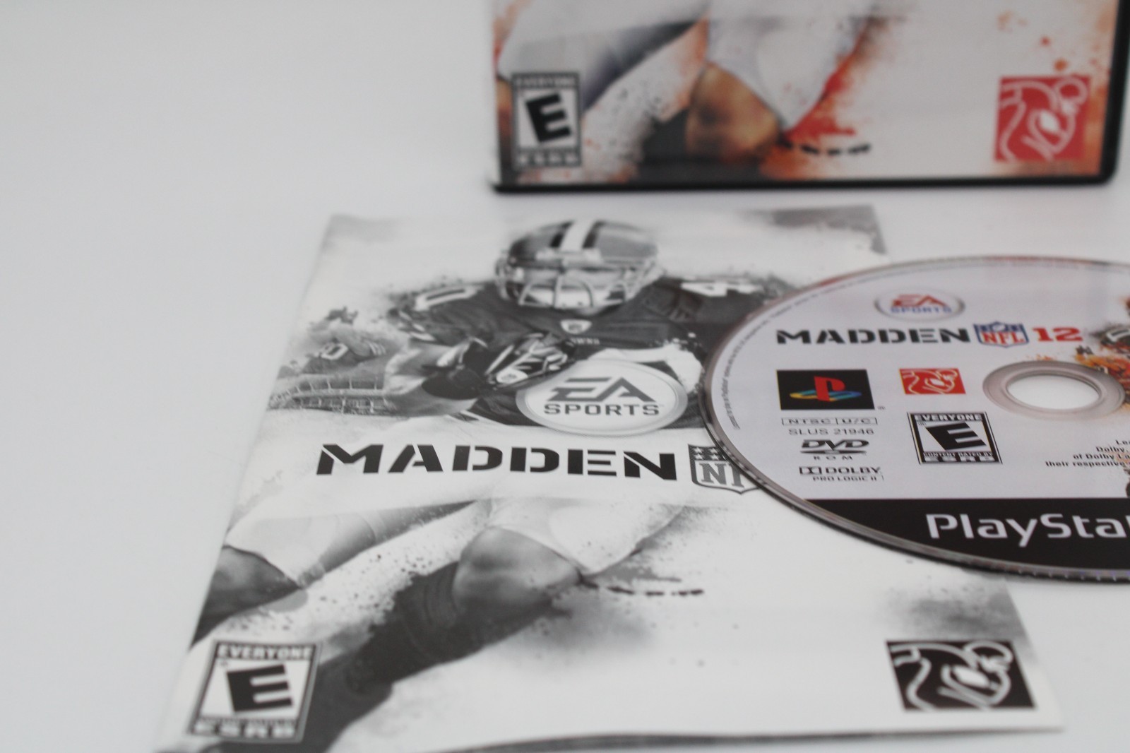 Refurbished PS2 Madden NFL 12 Complete CIB 2012 Excellent Mint Clean Black Label