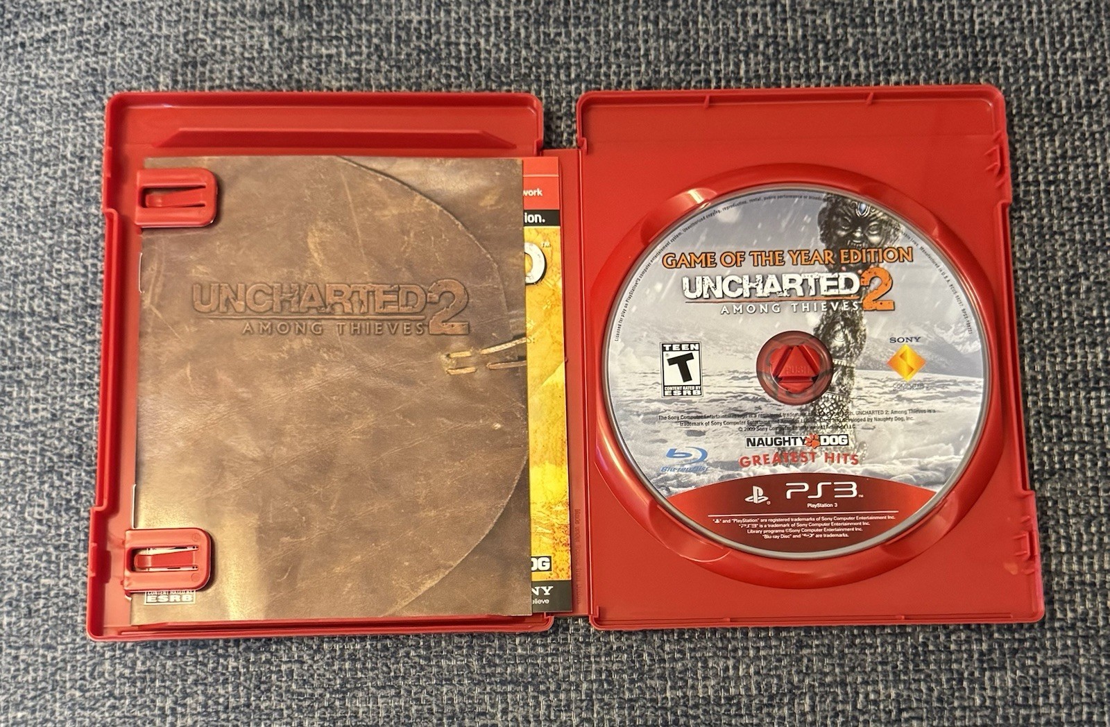 Uncharted Dual Pack Greatest Hits PS3 w/Manual, all inserts, and bonus content