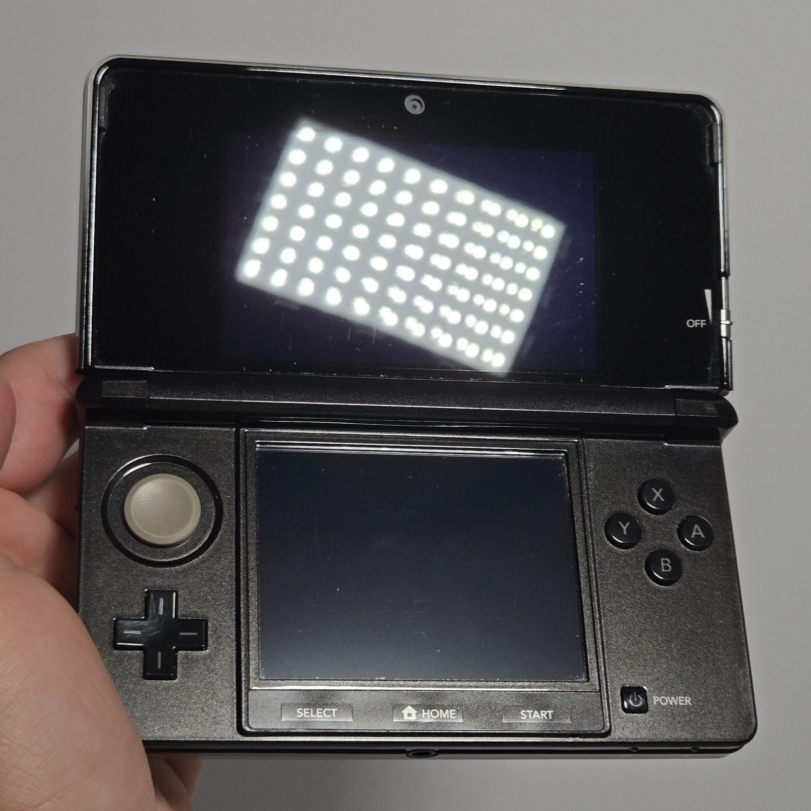 3DS Original US Console – Cosmos Black – Tested Working W/charger CTR 001