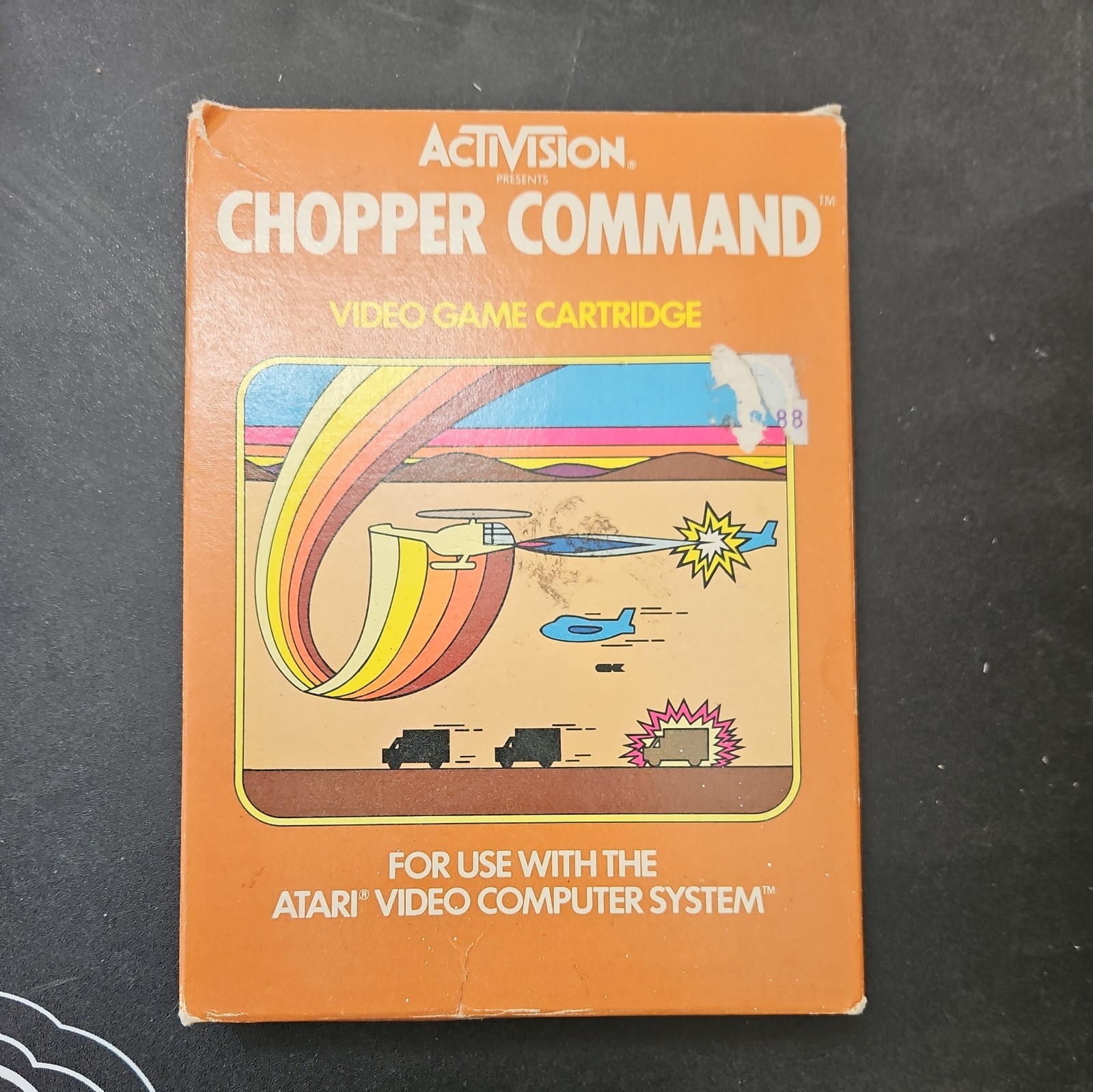 CHOPPER COMMAND – ACTIVISION / ATARI VCS – Complete In Box – UNTESTED – 1982