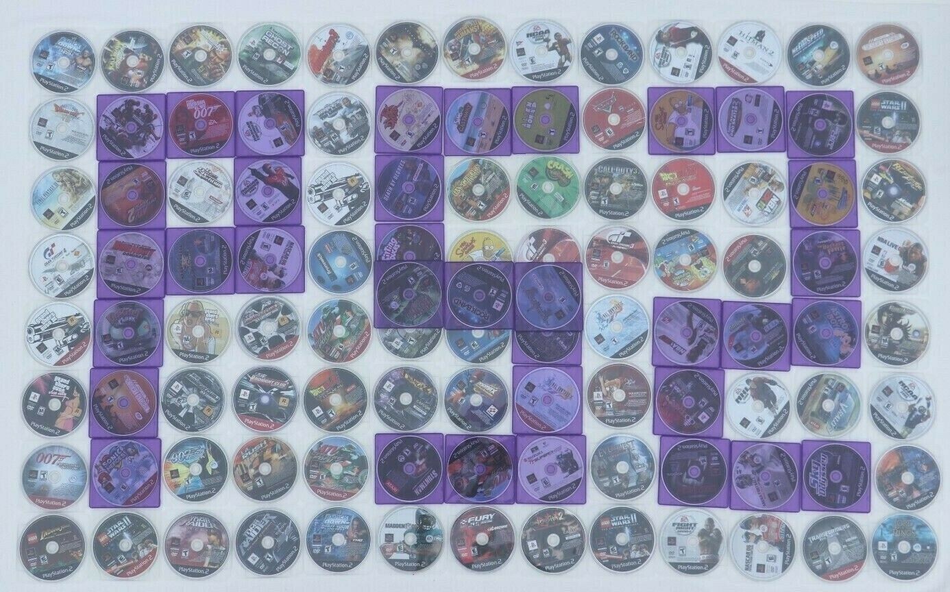 SONY PLAYSTATION 2 PS2 GAMES YOU PICK LOT CHOOSE BUY2 GET1 50% DISC ONLY TESTED