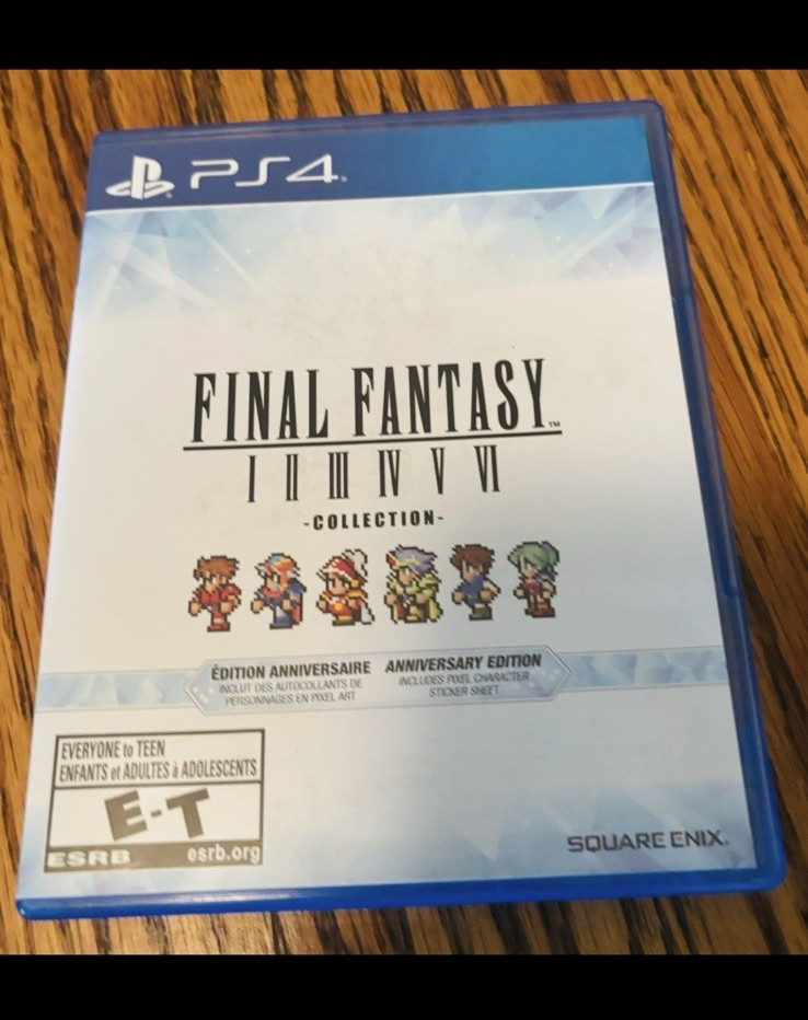 Square Enix Final Fantasy I-VI Collection Anniversary Edition PS4 RPG E-T