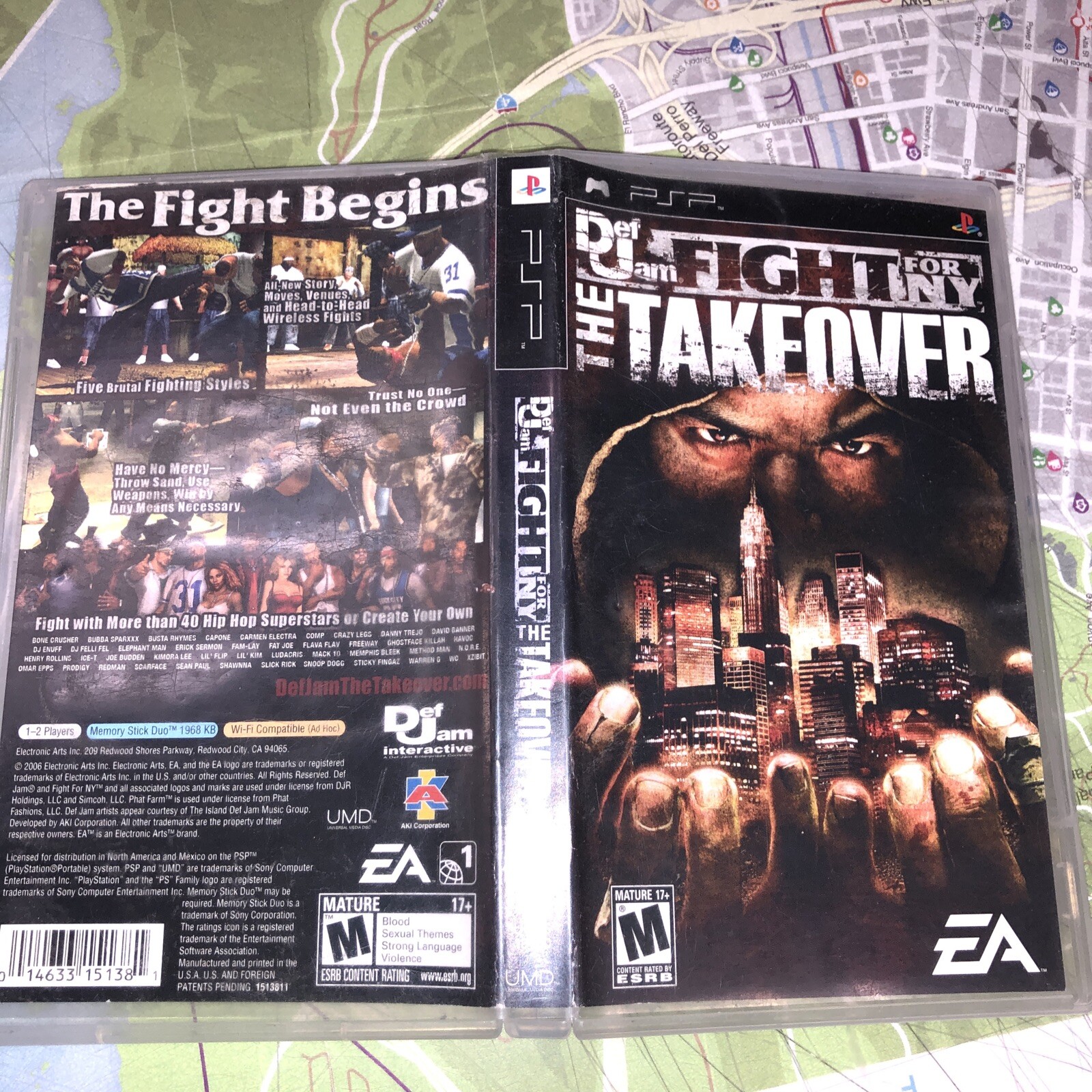 DEF JAM FOR NY THE TAKEOVER PSP SONY –