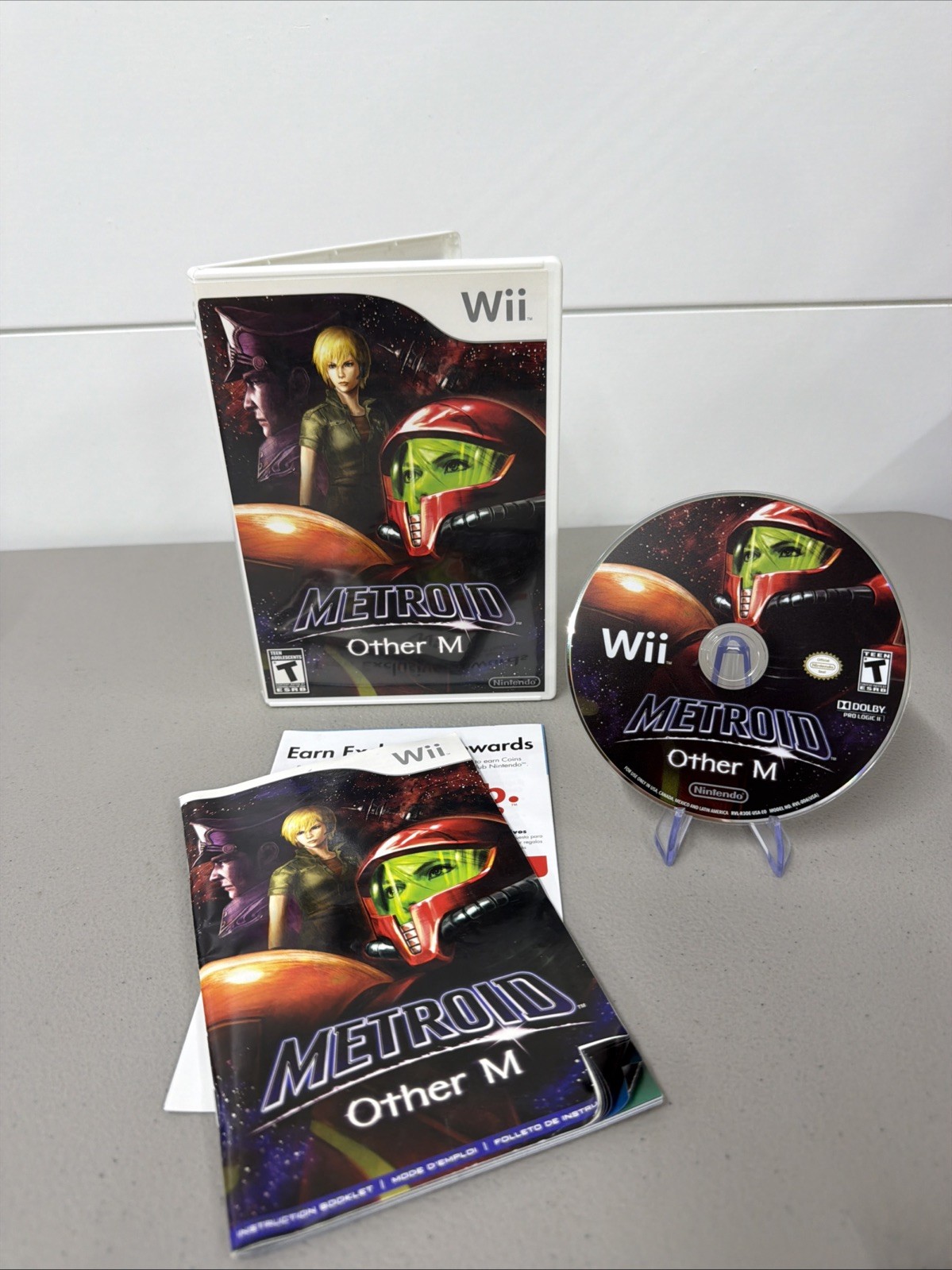 Metroid: Other M (Nintendo Wii, 2010) CIB Tested And Working
