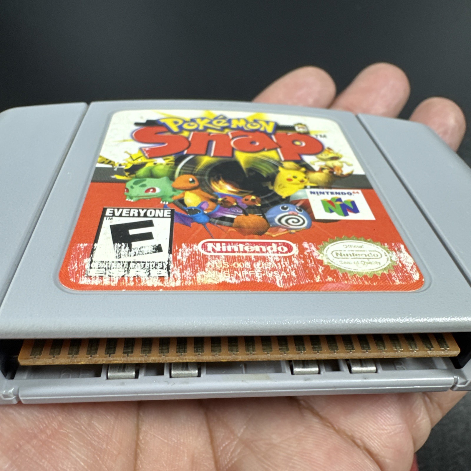 Pokémon Snap Game Cartridge Nintendo 64 Console Manual Authentic