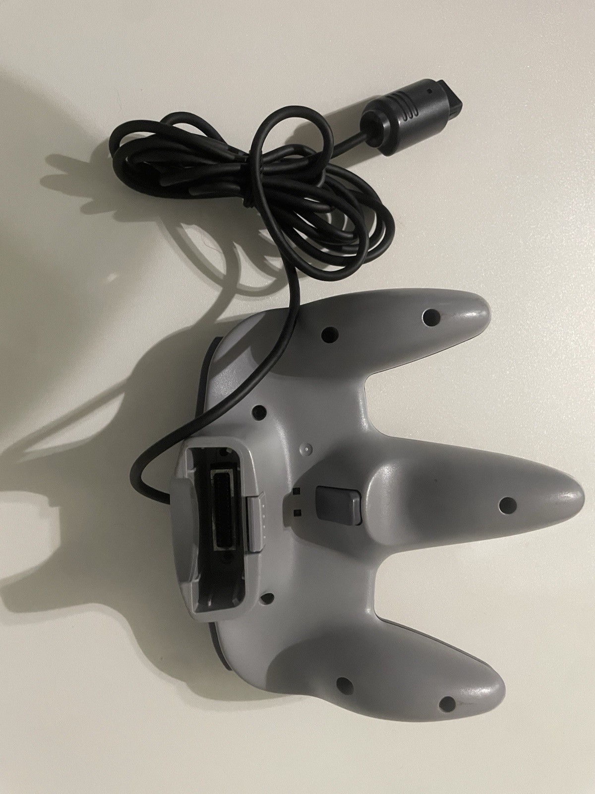 Authentic Mario Kart Black And Gray N64 Controller