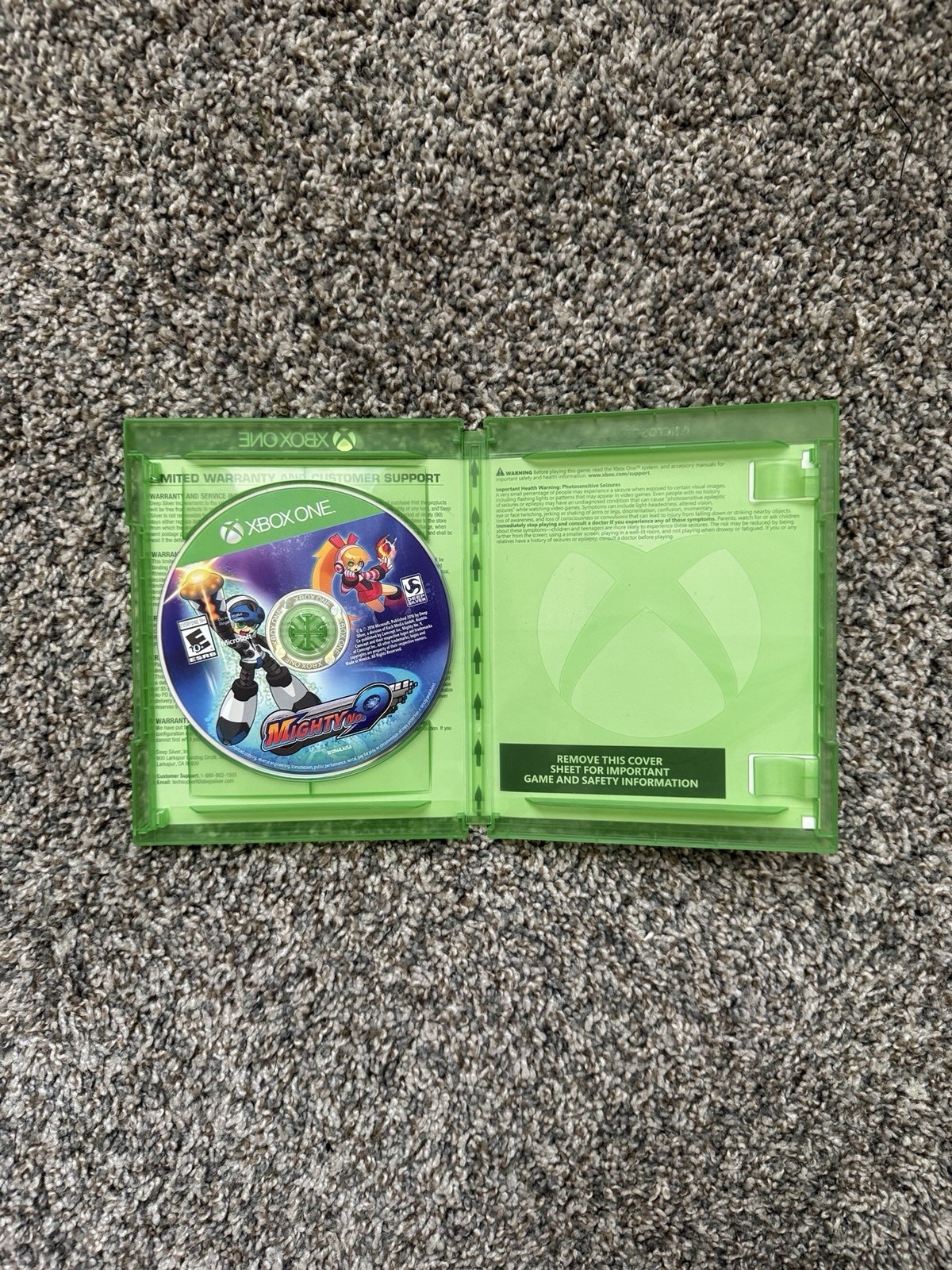 Mighty No. 9 Xbox One Game Case Disc Tested Deep Silver Platformer