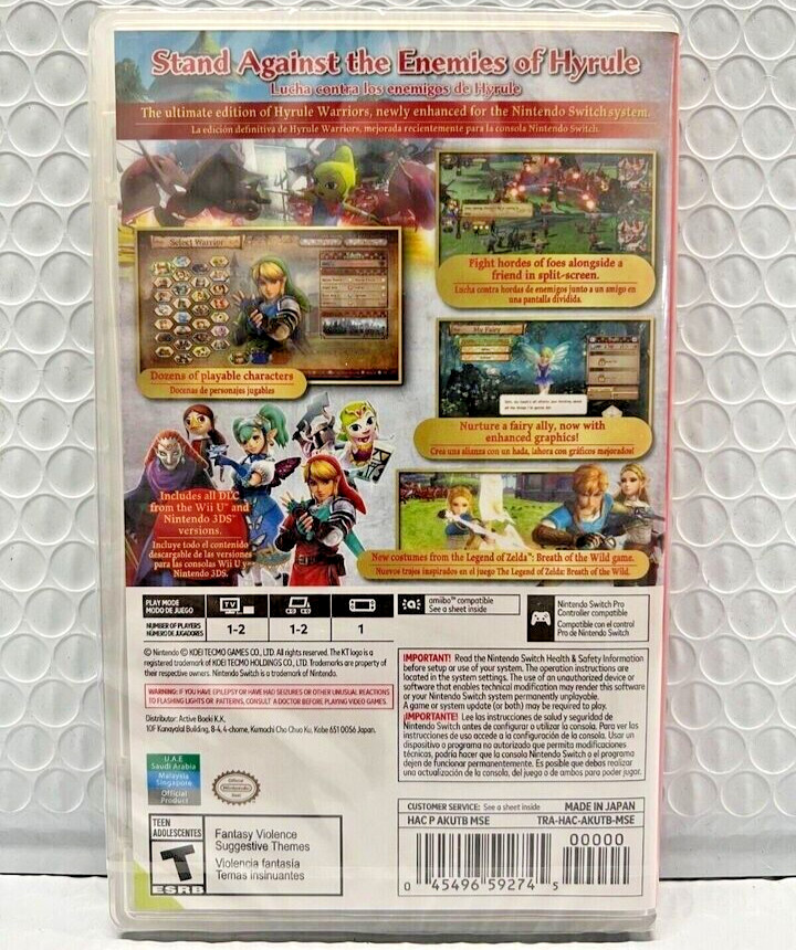 Hyrule Warriors Definitive [DE] + Age of Calamity Switch Sealed Game Bundle
