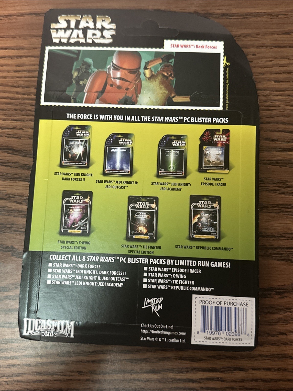 Star Wars: Dark Forces Classic Edition (PC) – Factory Sealed – Limited Run Games