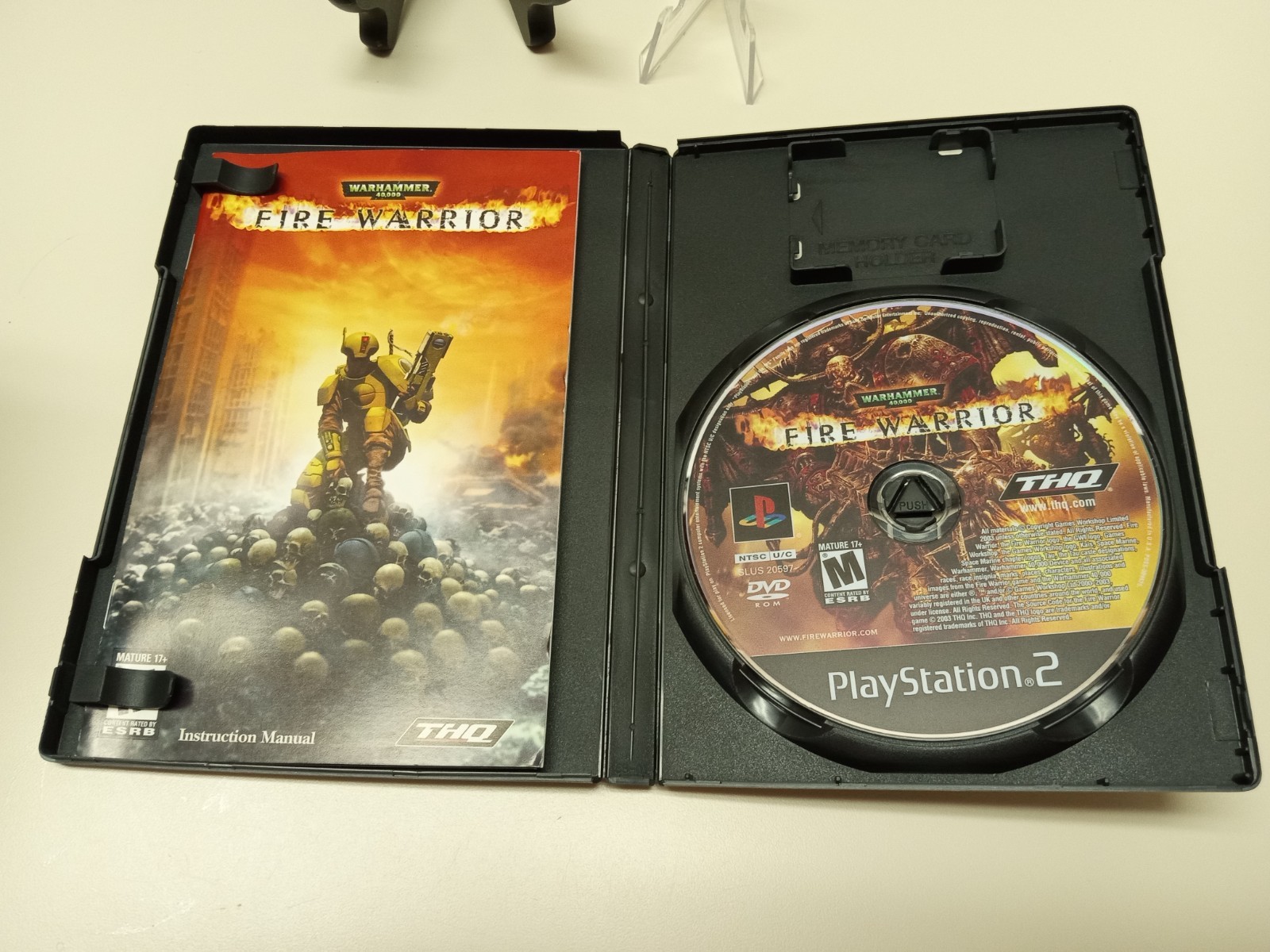 Warhammer 40,000 Fire Warrior PS2 Sony PlayStation 2 2003 CIB Original Owner