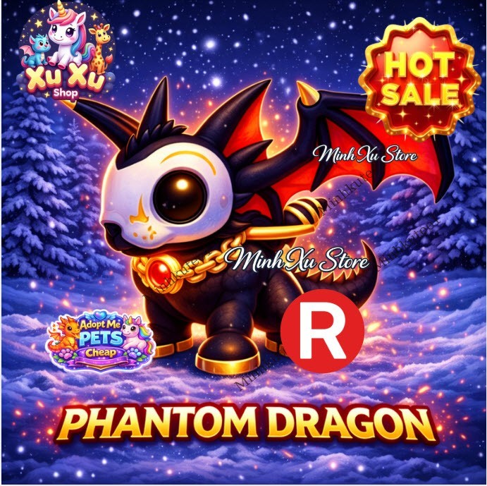 ✨ Phantom Dragon | Neoon + Normal Combo | Adopt M1e Cheap Price | Fast Delivery