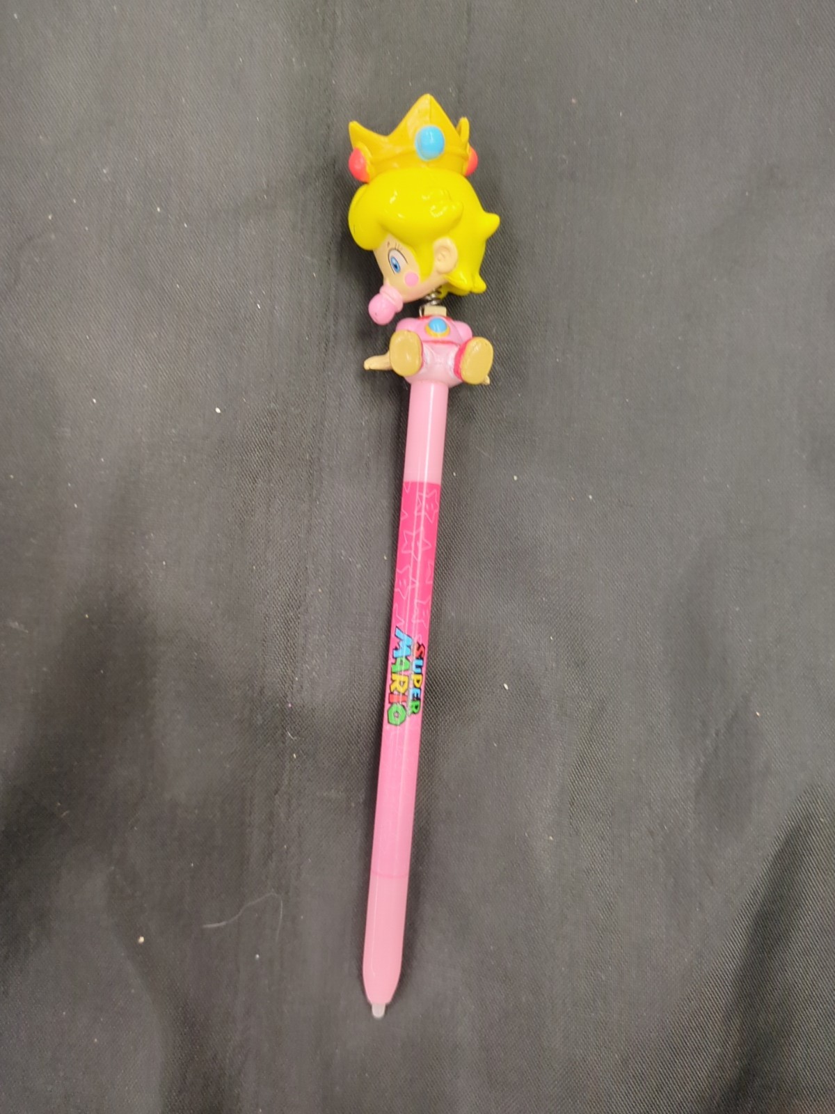 Super Mario Nintendo 3DS Bobble Action Bobblehead Stylus Baby Princess Peach