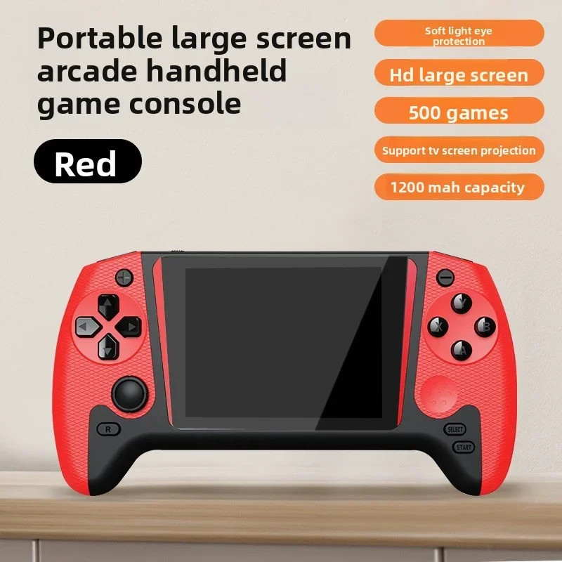New SF3500 Retro Handheld Video Game Console Linux System 5.0 Inch 854*480 IPS S