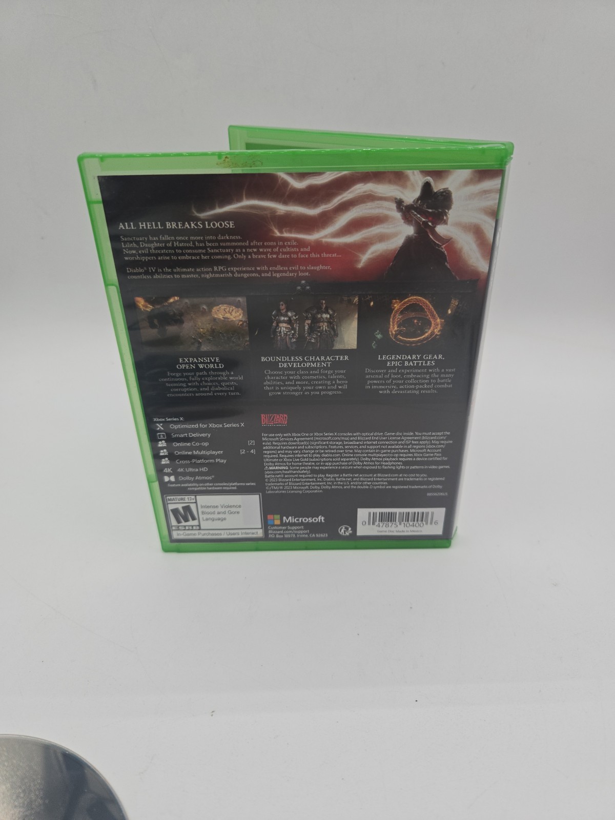 Diablo IV (Microsoft Xbox Series X, 2023) Resurfaced Clean See Tested Working