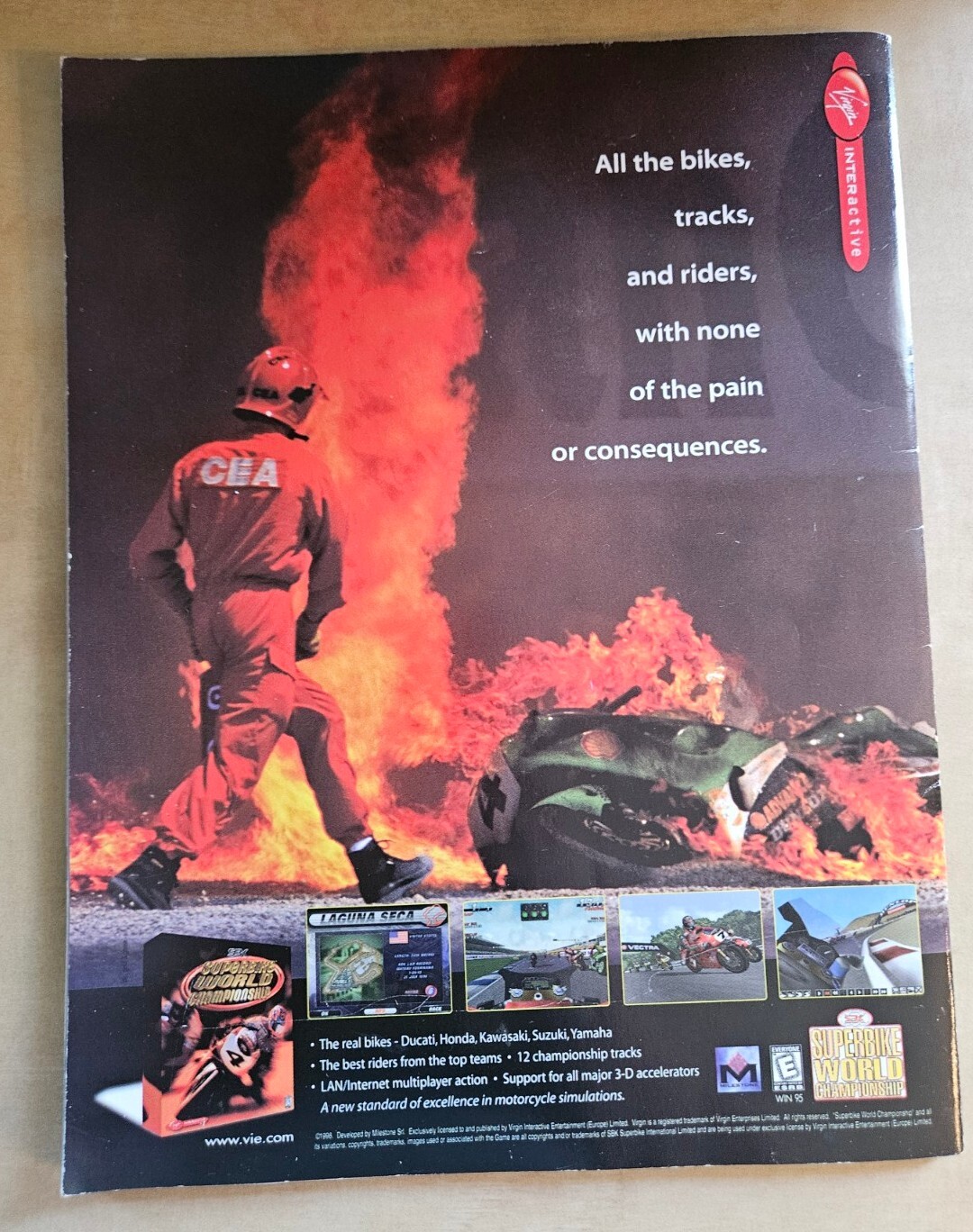 WWF vs WCW Godzilla Spice World N64 1998 Game Buyer Magazine Stone Cold