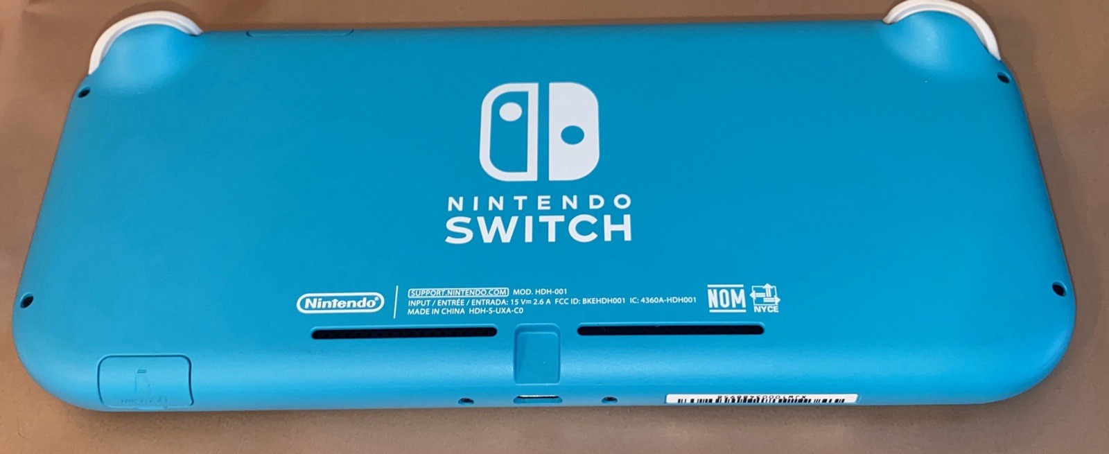 Nintendo Switch Lite Turquoise Handheld Console Case /Charger /Big Brain Game