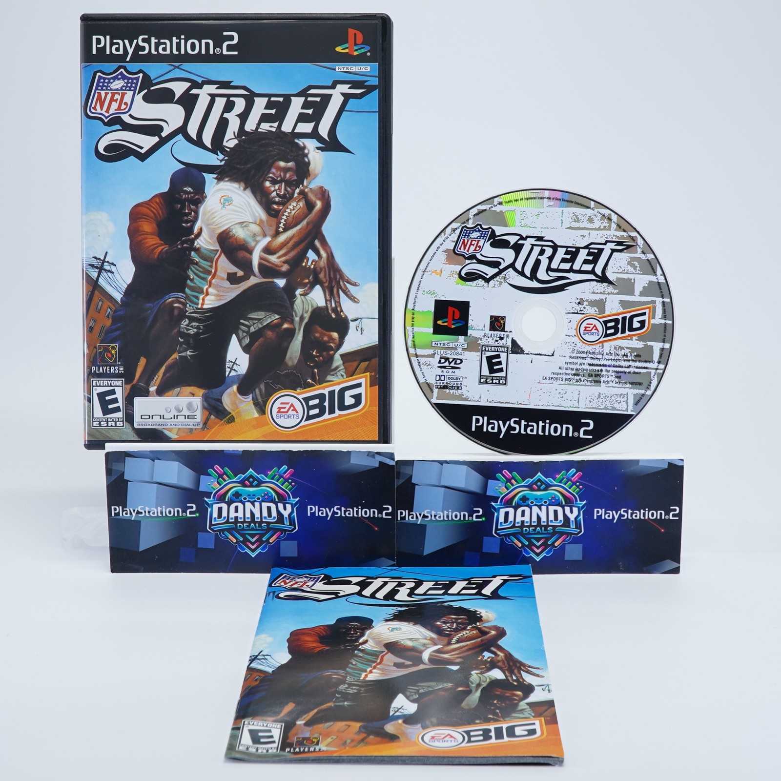 NFL Street PS2 Black Label – CIB W/ Manual – PlayStation 2