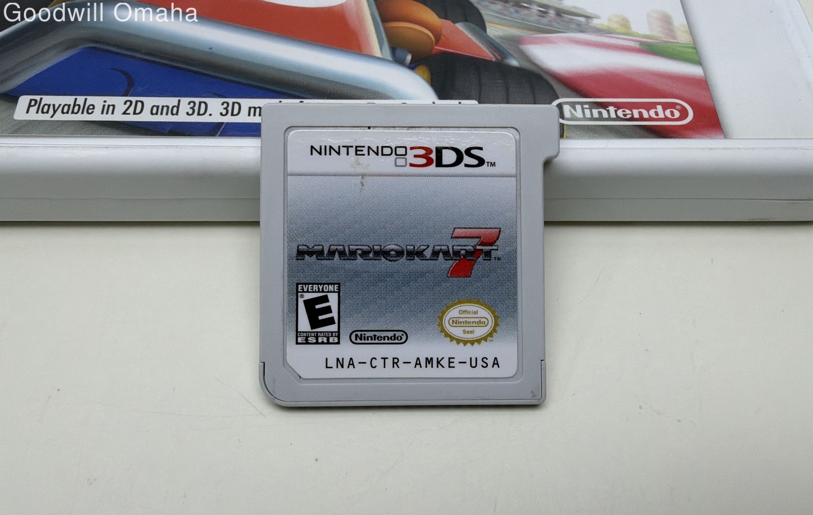 Nintendo 3DS – Mario Kart 7 + Case , Manual & Inserts – Boot Tested