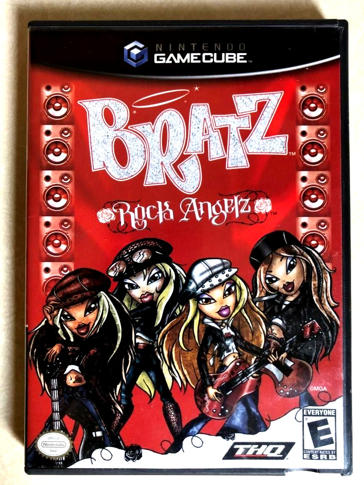 Bratz Rock Angels (Nintendo GameCube, 2005) in Original Box Complete Tested