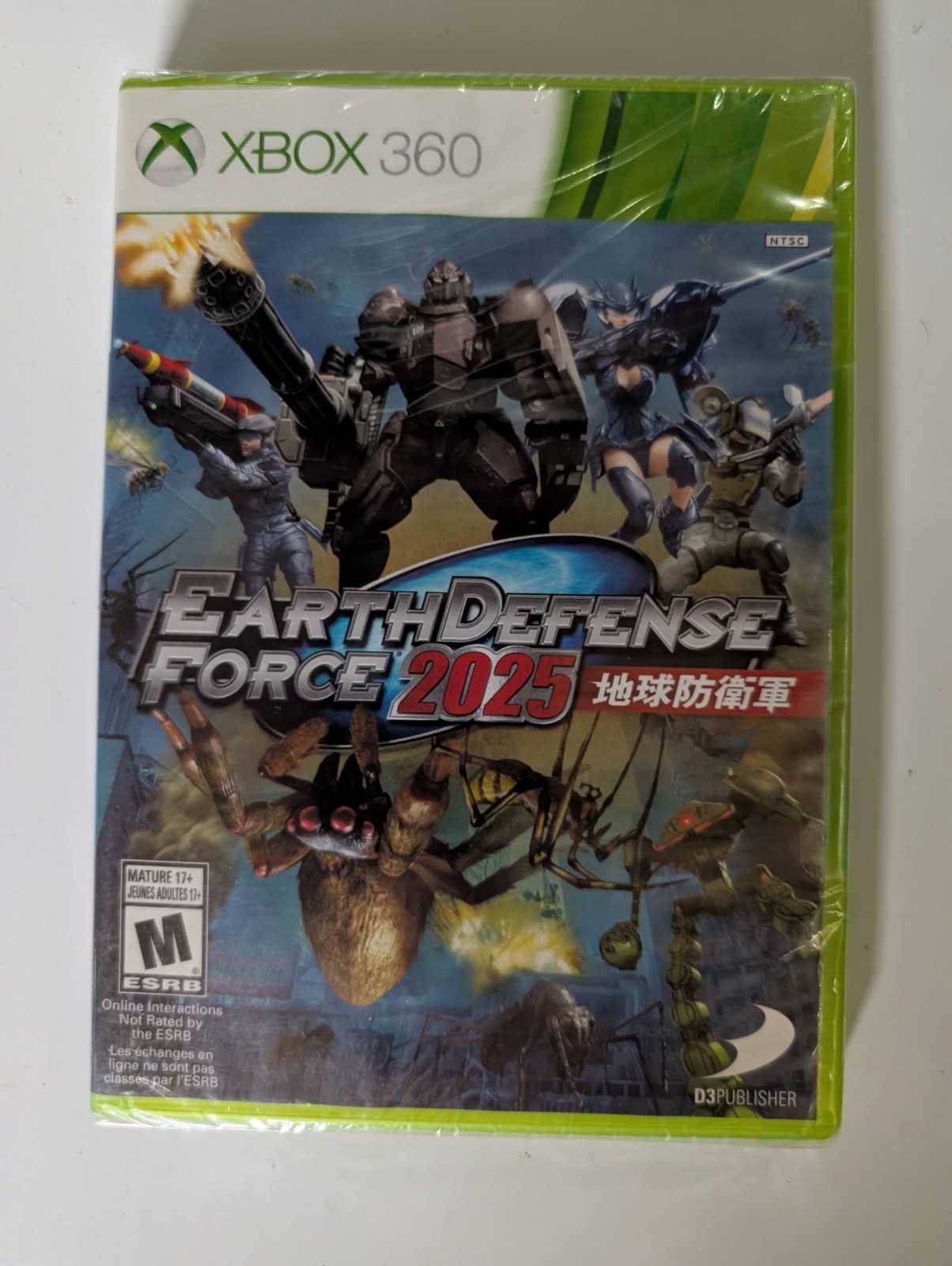 Earth Defense Force 2025 Shooter Xbox 360 D3 Publisher Multiplayer Co-op NTSC-U…