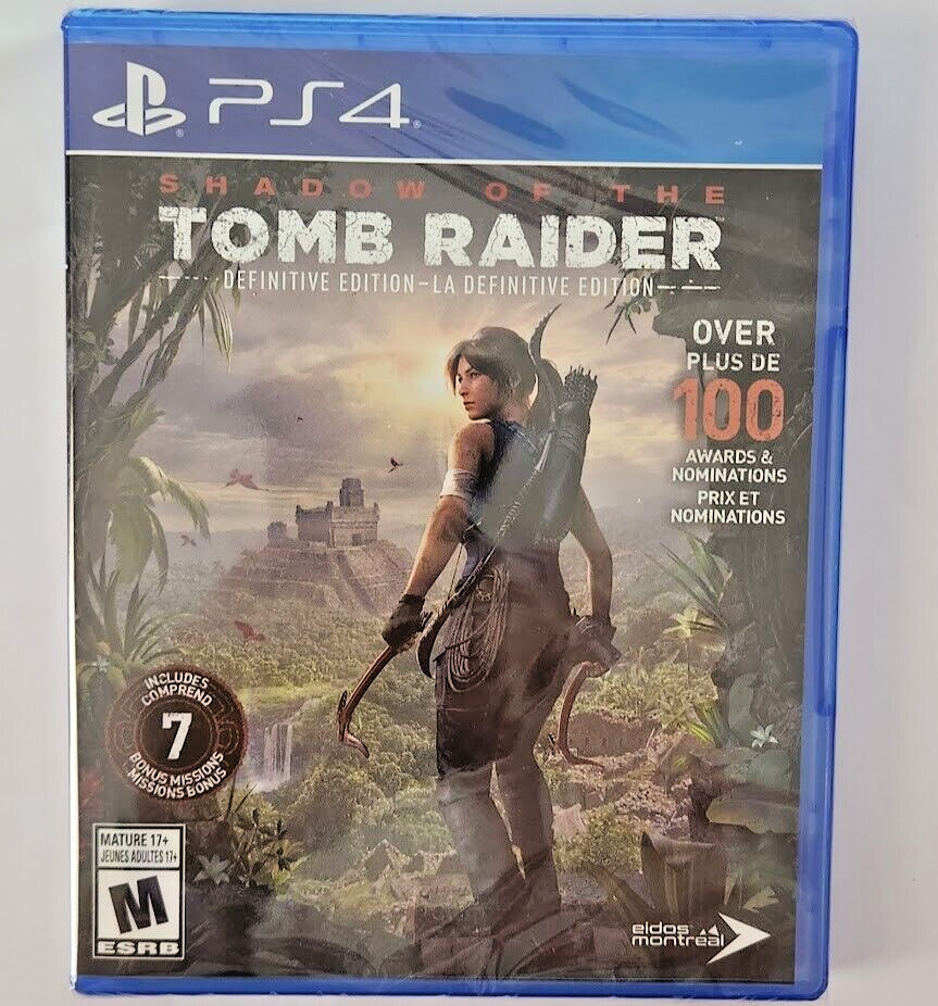 Shadow of the Tomb Raider: Definitive Edition PS4 Brand New Game [2020 Action]