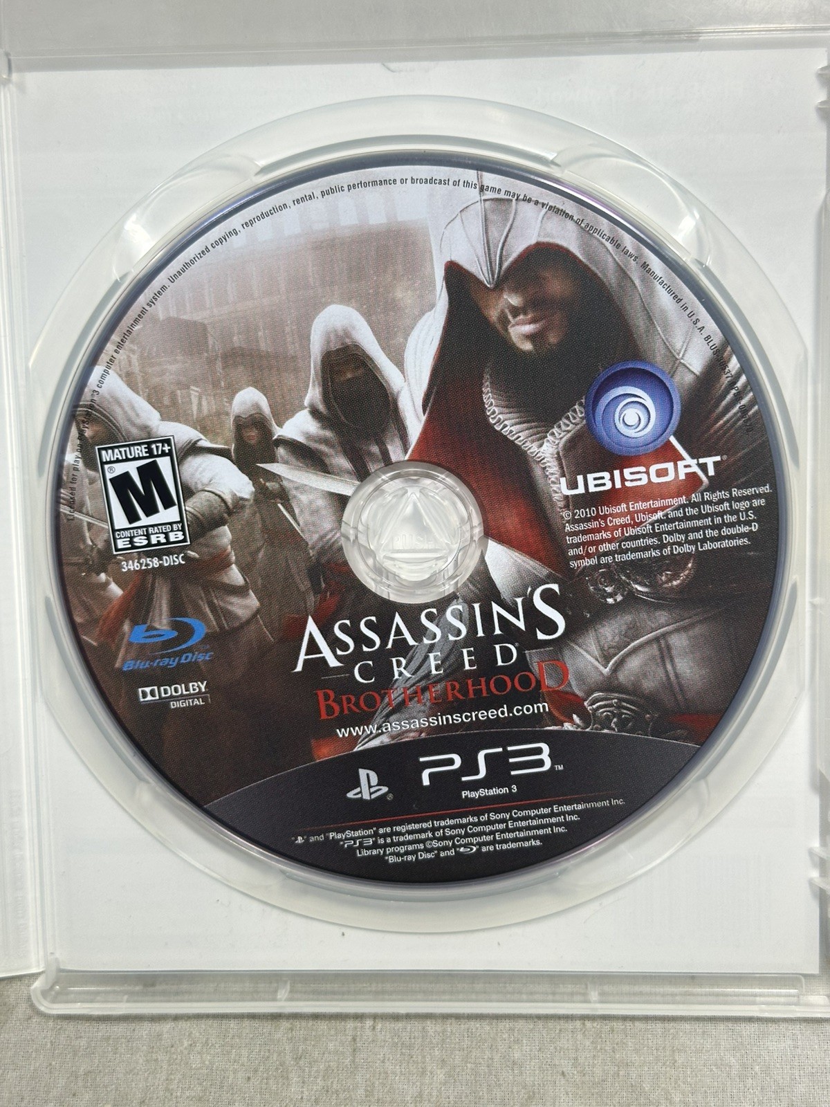 Assassin’s Creed: Brotherhood (Sony PlayStation 3, 2010) Complete and Tested