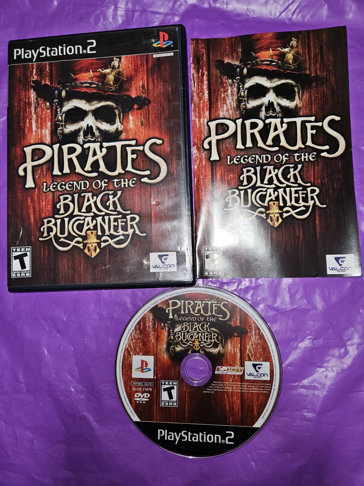 PlayStation 2 PS2 Pirates Legend of the Black Buccaneer Tested Complete