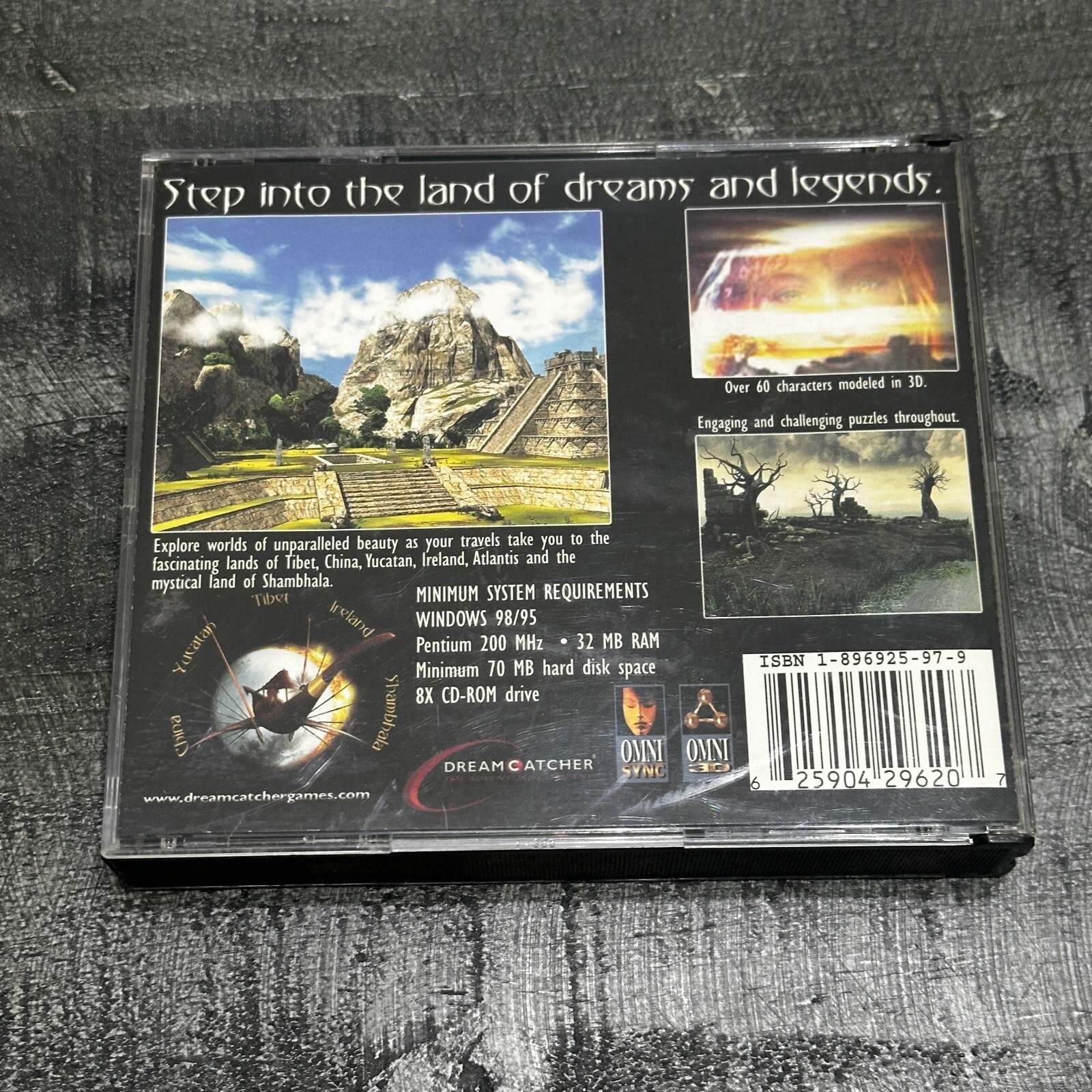 Beyond Atlantis PC CD-ROM 4-disc DreamCatcher Cryo 2000 game for Windows 95/98