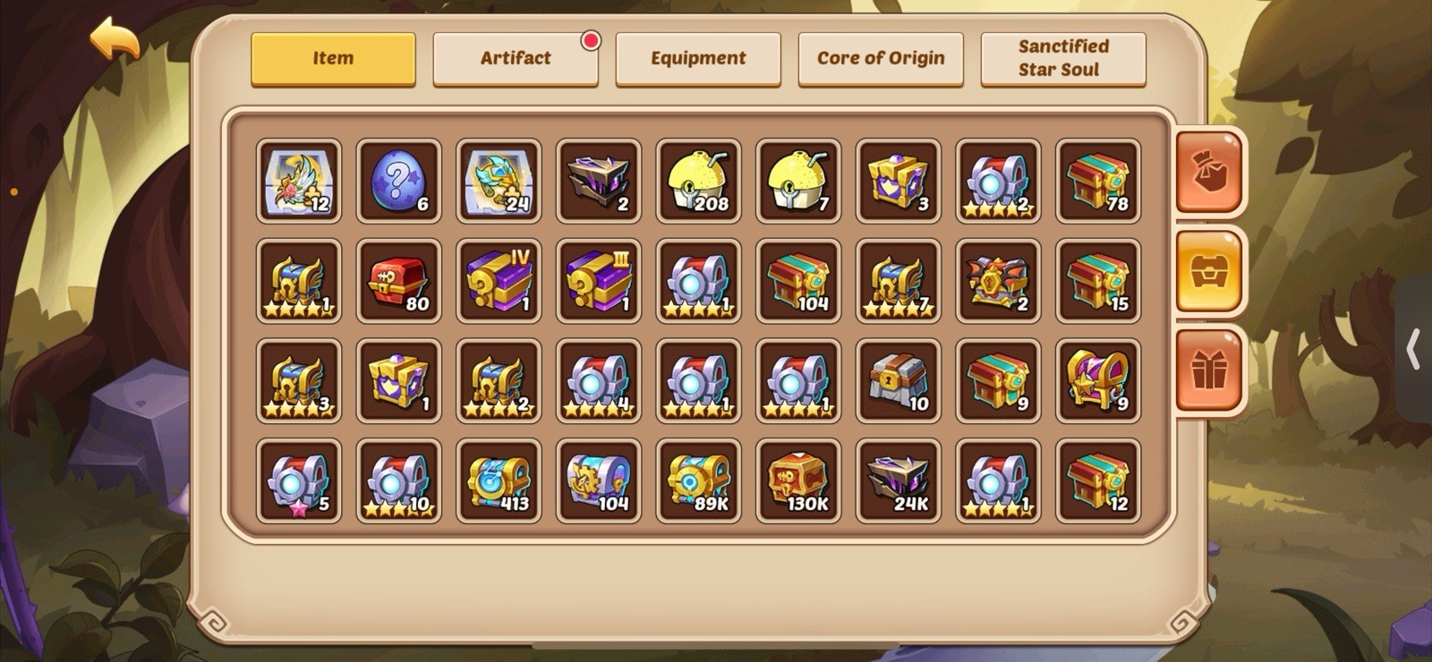Idle Heroes IOS Whaleish Account | 3.5B Power Comes with all copies shown.