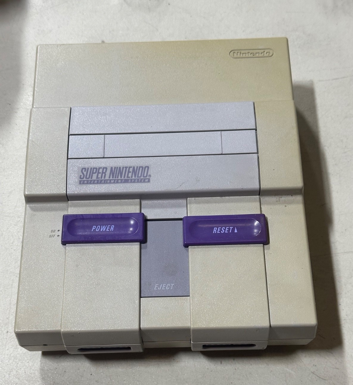 Super NES Nintendo Console Control Set COMPLETE IN BOX 2 Controllers