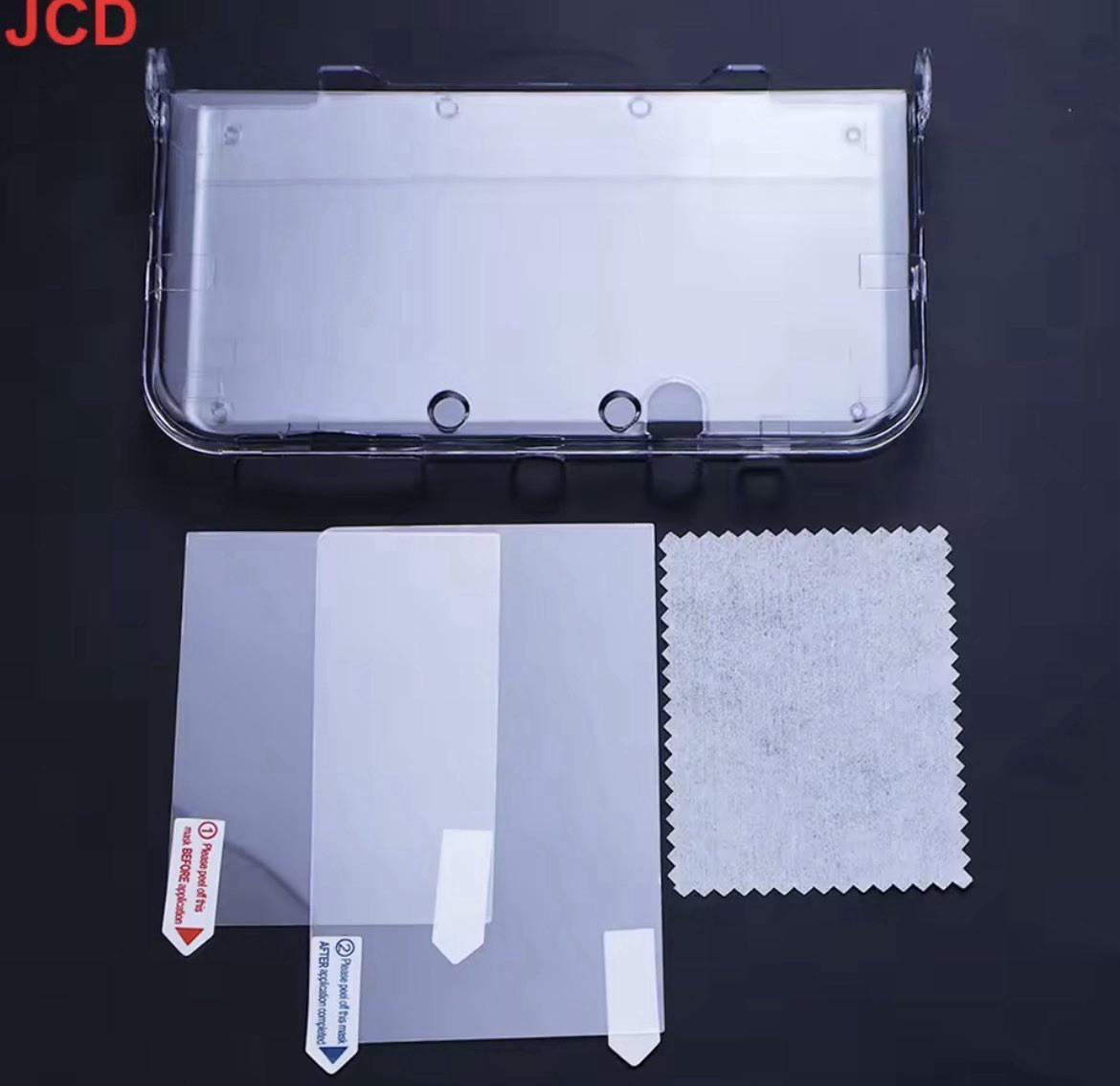 Crystal Shell Case Cover for 3DS/3DS XL/LL/New 3DS XL LL + Screen Protector Film